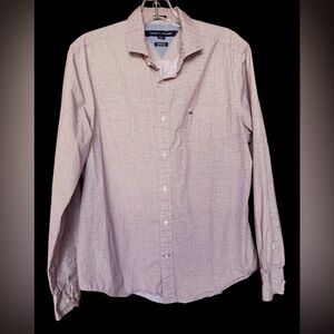 Tommy Hilfiger “80’s 2ply Custom Fit Long Sleeve Button Down Shirt